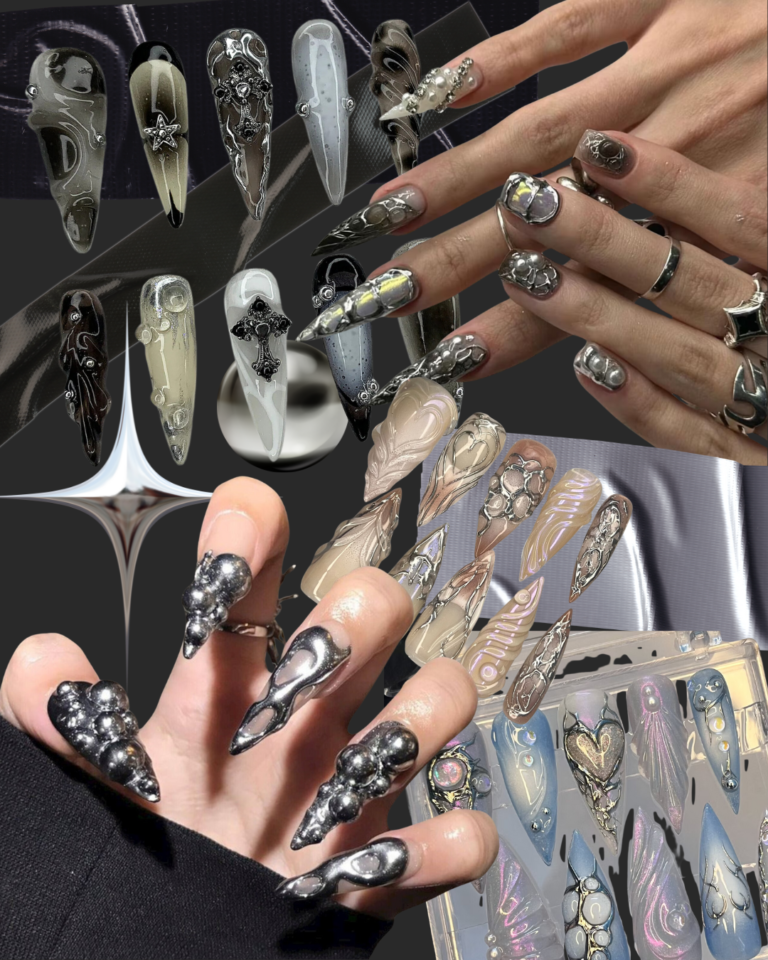 Y3K press-on nail ideas 2024