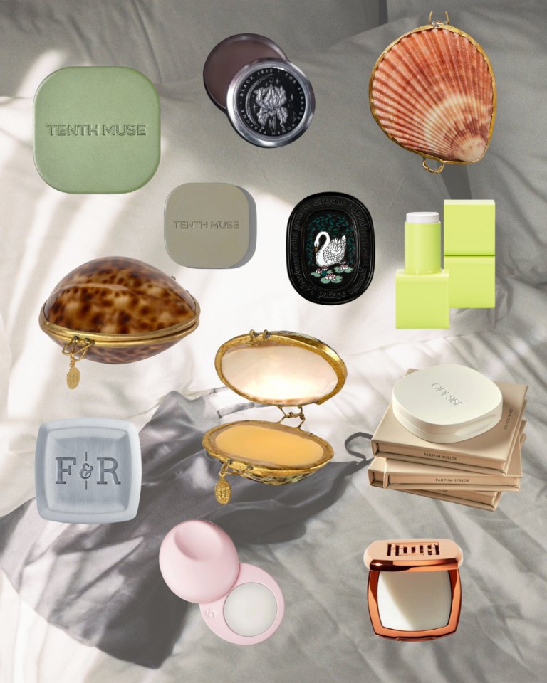 8 unqiue solid perfumes and balms